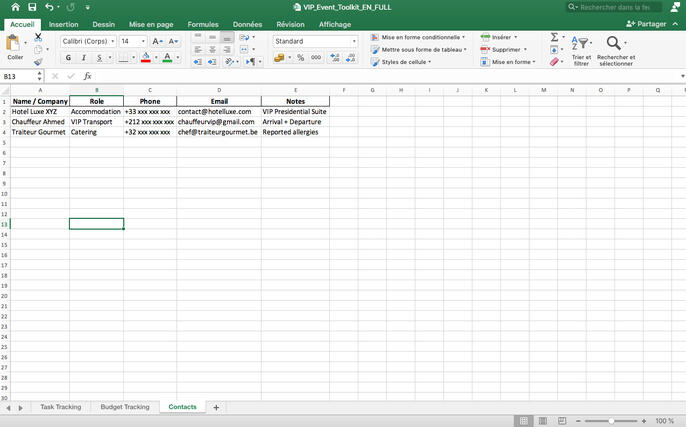 creenshot of VIP Black File parallel schedule template that prevents delays.